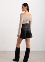 Μπλούζα ριμπ strapless ONLY 15328246
