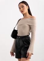 Μπλούζα ριμπ strapless ONLY 15328246