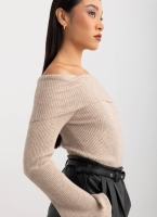 Μπλούζα ριμπ strapless ONLY 15328246