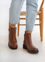 Μποτάκια casual αστραγάλου με pattern Erynn