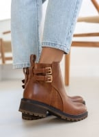 Μποτάκια casual αστραγάλου με pattern Erynn