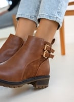 Μποτάκια casual αστραγάλου με pattern Erynn