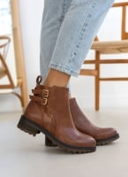 Μποτάκια casual αστραγάλου με pattern Erynn