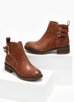 Μποτάκια casual αστραγάλου με pattern Erynn