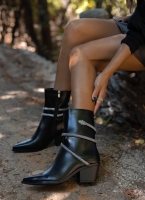 Μποτάκια cowboy με στρας