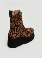 Μποτάκια platforms suede με print ERYNN
