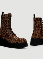 Μποτάκια platforms suede με print ERYNN