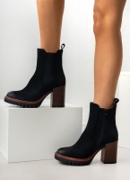 Μποτάκια suede chelsea με τακούνι Erynn