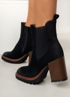 Μποτάκια suede chelsea με τακούνι Erynn