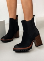 Μποτάκια suede chelsea με τακούνι Erynn