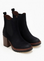 Μποτάκια suede chelsea με τακούνι Erynn