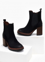 Μποτάκια suede chelsea με τακούνι Erynn