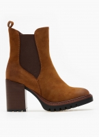 Μποτάκια suede chelsea με τακούνι Erynn
