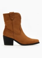 Μποτάκια suede cowboy