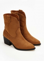 Μποτάκια suede cowboy