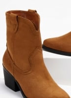 Μποτάκια suede cowboy