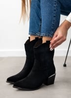 Μποτάκια suede cowboy με μεταλλικά στοιχεία Erynn