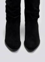 Μποτάκια suede cowboy μυτερά