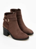 Μποτάκια suede με μεταλλικό σχέδιο Xti 141735