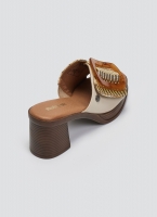 Mules από ψάθα με εφέ τοκά Refresh 172522