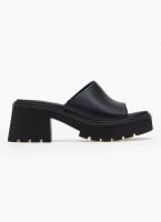 Mules δερμάτινα με chunky σόλα Ragazza 01243
