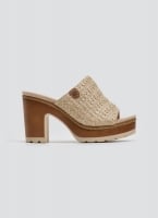 Mules με ψάθινη φάσα Refresh 172703