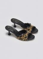 Mules με συνθετικό ponyskin TFP