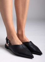Mules μυτερά με frilled λάστιχο CORINA