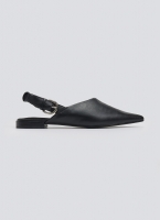 Mules μυτερά με frilled λάστιχο CORINA