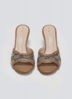 Mules υφασμάτινα με print TFP