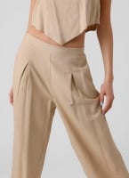 Παντελόνα με λινό VERO MODA 10282493
