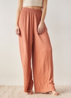 Παντελόνα wide leg πλισέ