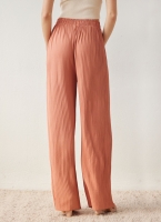 Παντελόνα wide leg πλισέ