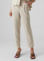 Παντελόνι mid waist με λινό Vero Moda 10279691