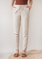 Παντελόνι mid waist με λινό Vero Moda 10279691