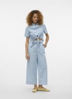 Παντελόνι ψηλόμεσο με ρίγες Vero Moda 10309730