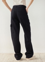 Παντελόνι τζιν cargo wide leg