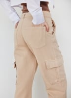 Παντελόνι τζιν cargo wide leg
