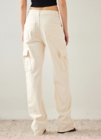 Παντελόνι τζιν cargo wide leg