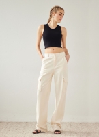Παντελόνι τζιν cargo wide leg