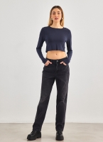 Παντελόνι τζιν straight HAILEY Vero Moda 10298719