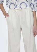 Παντελόνι wide leg με λινό ONLY 15291807
