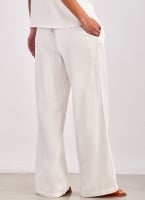 Παντελόνι wide leg με λινό ONLY 15291807