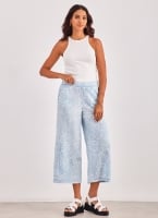 Παντελόνι wide leg με print Vero Moda 10304861