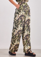 Παντελόνι wide leg σατέν με print ONLY 15315870