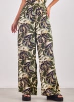 Παντελόνι wide leg σατέν με print ONLY 15315870
