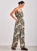Παντελόνι wide leg σατέν με print ONLY 15315870