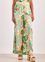 Παντελόνι wide leg σατέν με print ONLY 15315870