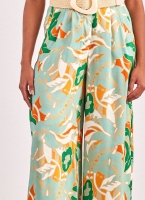 Παντελόνι wide leg σατέν με print ONLY 15315870
