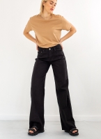 Παντελόνι τζιν wide leg χωρίς ραφές